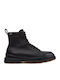 Brutus Leather Waterproof Black Combat Boots