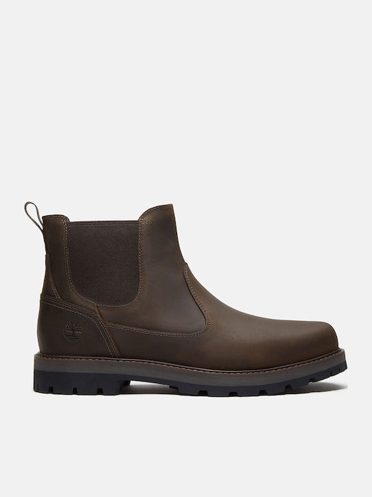 Timberland Δερμάτινα Chelsea Μποτάκια Καφέ