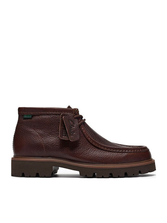 Top Leather Chukka Boots Brown