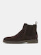 Suede Chelsea Men's Boots Brown