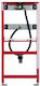 Tece Built-in Metallic Toilet Flush Rectangular Low Pressure Pink