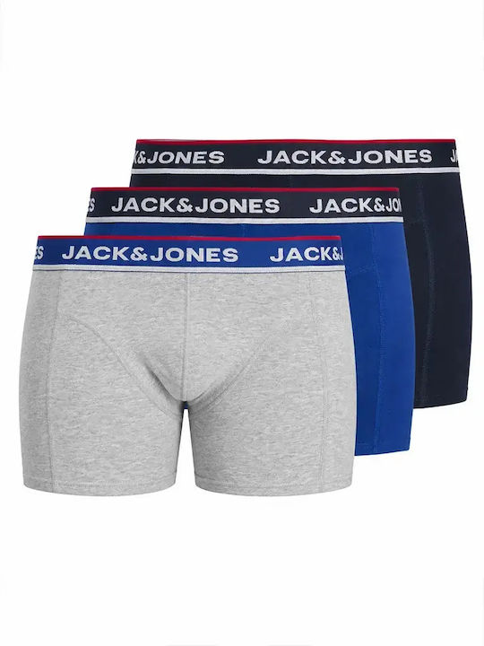 Jack & Jones Ανδρικά Μποξεράκια Blue 5Pack