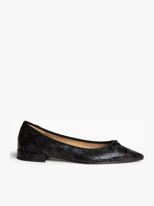 Damen Ballerinas Schwarz