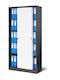 Ντουλάπι Γραφείου Μεταλλικό Anthracite-white 90x40x185cm