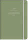 adBook Slow Life Дневен Дневник B6 2027 Зелен 12x17εκ.