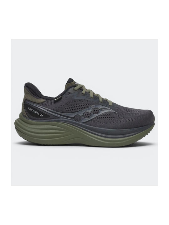Triumph 24 Men's Sport Shoes Running Waterproof with Gore-Tex Membrane Black / Khaki