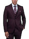 Costum bărbătesc Burgundy