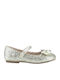 Kids Ballerinas with Hoop & Loop Closure Gold