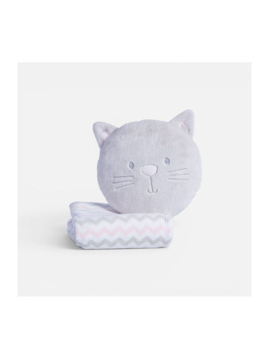 Nef-Nef Homeware Κουβέρτα Αγκαλιάς & Λίκνου Cat...