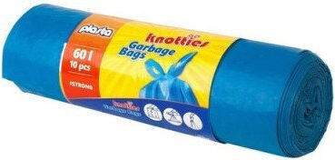 Staples Trash Bags Plasta Knoties 60L 10 Pieces