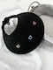 Kids' Fabric Black Hat