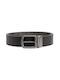 Men's Leather Double Sided Belt Black