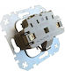 Liregus Single Floor Power Socket Green