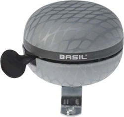 Basil Noir Bell Κουδούνι Ποδηλάτου 60mm Silver Metallic Bas-50463