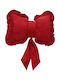 Christmas Decorative Pillow Bow Red 30cm X 50cm