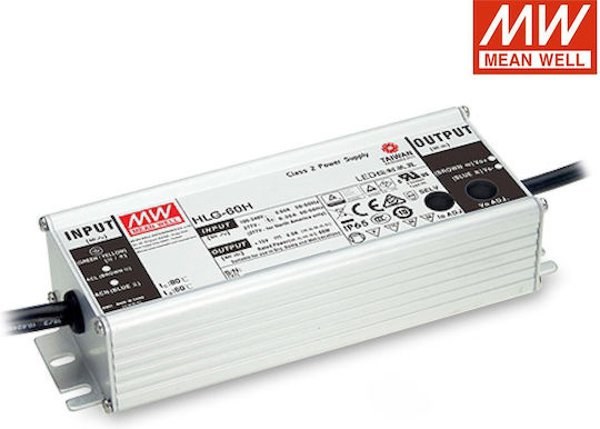 Dimmable LED Power Supply Waterproof IP67 Power 70W