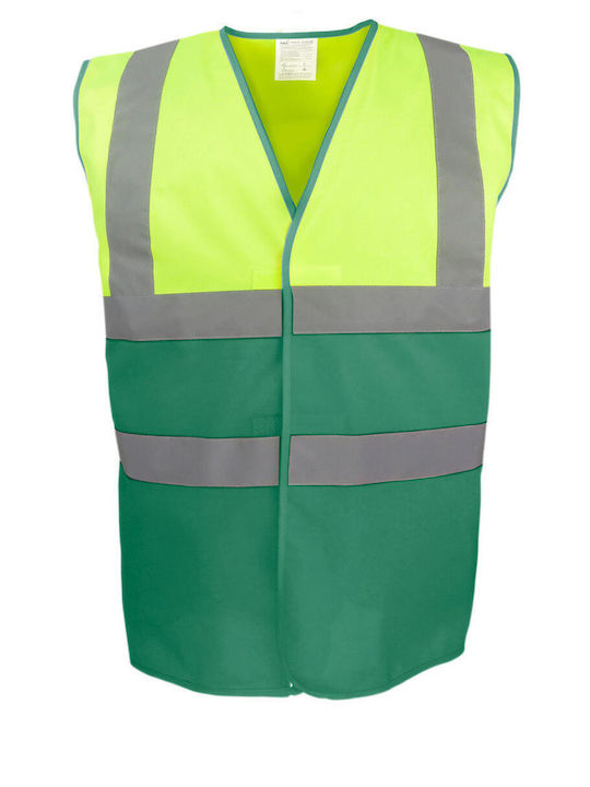 Yoko Hvw122 Yoko Men's Work Vest with Reflectiv...