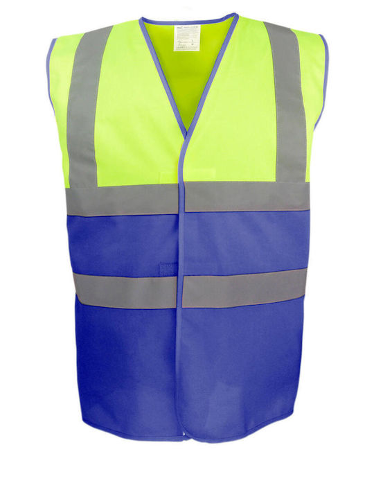 Yoko Hvw122 Yoko Men's Work Vest with Reflectiv...