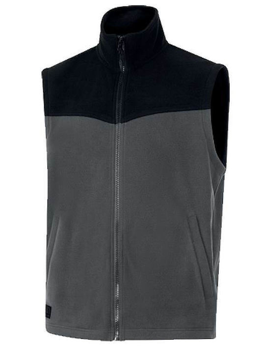 Delta Plus Gilli Ανδρικό Γιλέκο Εργασίας με Επένδυση Fleece Γκρι