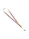 Metallische Sportpfeife An Non-binärer Lanyard