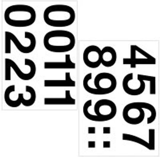 Herma 2pcs Rectangular Adhesive Labels in Black Color