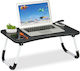 Relaxdays Τραπεζάκι για Laptop έως 17" black 10043115