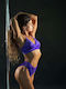 Lila Bustier Für Pole Dance