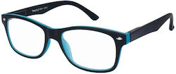 Eyelead Lesebrillen +3.00 in Schwarz Farbe E 191