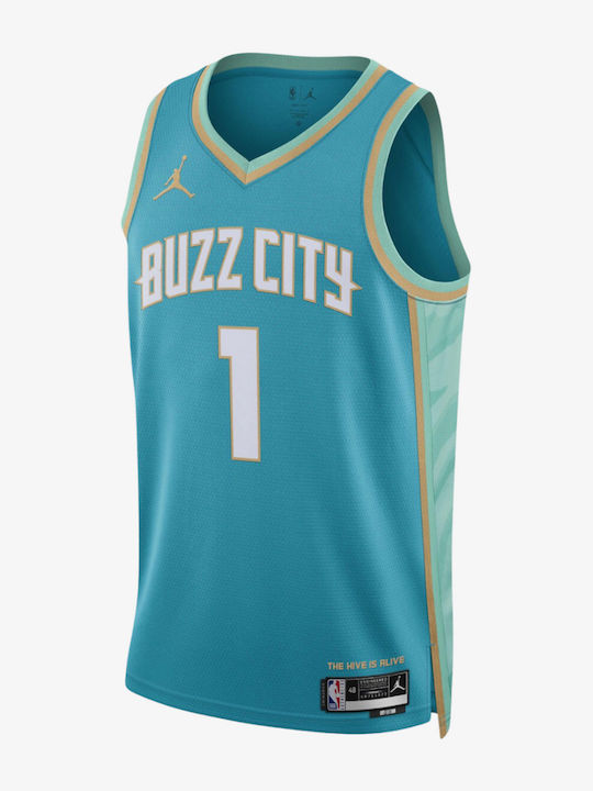 Tricou de Baschet pentru Bărbați Charlotte Hornets City Edition LaMelo Ball