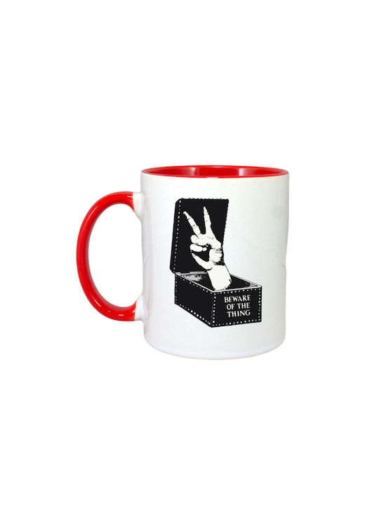 Cană Ceramică Roșie 330ml