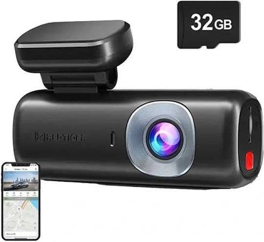 Redtiger F9 Lite Mirror Set with 4K Wi-Fi Car DVR, GPS & Rear Camera