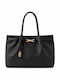 Schwarze Damen-Schultertasche
