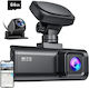 Redtiger F7n Σετ Κάμερα DVR Αυτοκινήτου 4K με Οθόνη 3.2" Wi-Fi, GPS & Κάμερα Οπισθοπορείας