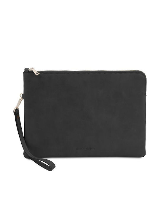 Tuscany Leather Leather Men's Handbag Black