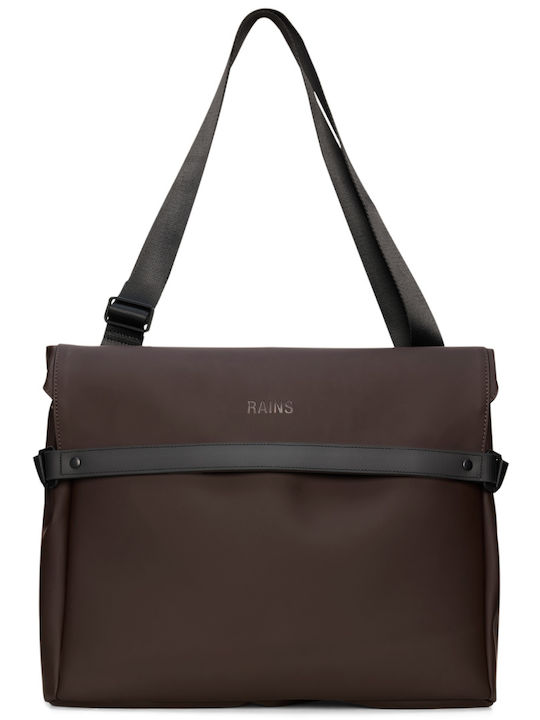 Burgundy Men's Messenger Bag