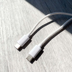Musthavz USB Typ-C Kabel männlich - USB-C 60W PD Weiß 1m