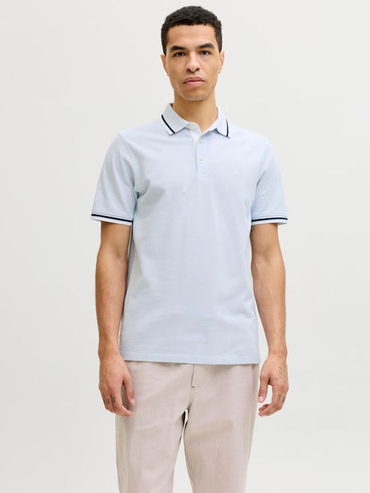 Jack & Jones Tricou Polo Albastru Deschis