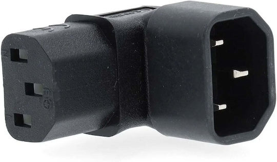Кабелен адаптер Nedis Cegb1190bk Iec-320-c13 Iec-320-c14 Черен