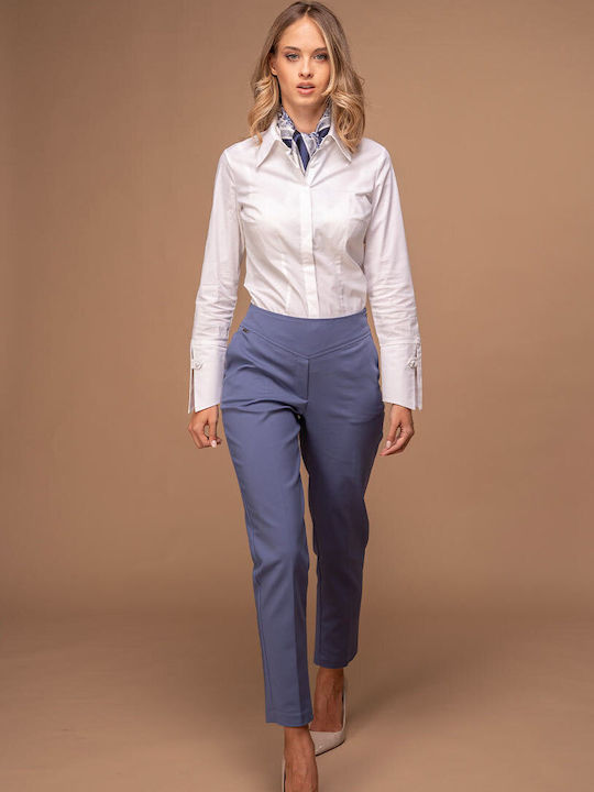 Hermosa Brinda Pantaloni Dama din Material cu T...