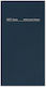 adBook Wöchentliche Agenda 2027 Marineblau 9x17 cm