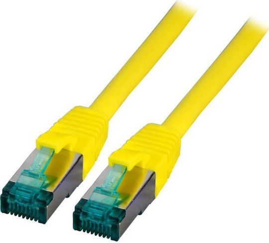 EFB S/FTP Cat.6a Ethernet Network Cable 0.15m Yellow