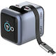 Verbatim GaN-Ladegerät mit USB-A- und USB-C-Anschluss und USB-C-Kabel 70 W Power Delivery / Quick Charge 3.0 Grau (32059)