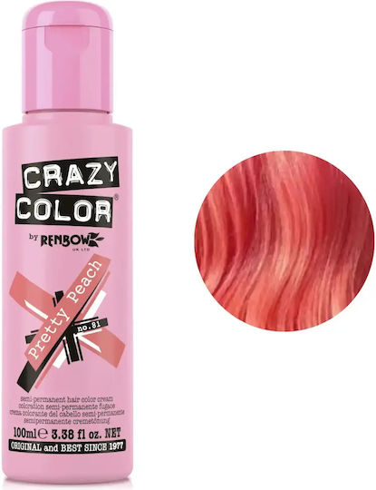 Crazy Color Color-Maske Nr. 81 Pretty Peach 100 ml