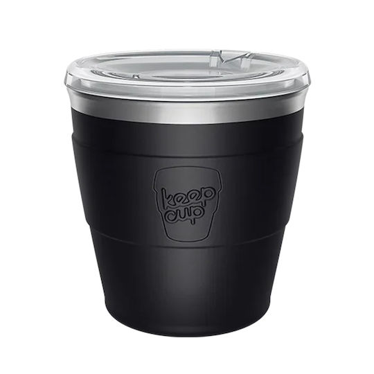 Keep Cup Pahar Termos Din Oțel Inoxidabil / Plastic 170 ml Negru Thermal QuickSip XS Black