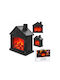 Decorative LED Flame Effect Light Warm White Fireplace