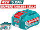 Total 42V Lithium Tool Battery with 5Ah Capacity