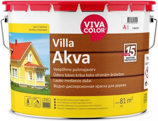 VivaColor Πλαστικό Ακρυλικό Υδρόχρωμα Villa Akva 2.7lt