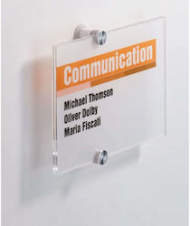 Durable Πινακίδα Ενημέρωσης Durable Crystal Sign 210x148mm Durable Πινακίδα Ενημέρωσης Durable Crystal Sign 210x148mm