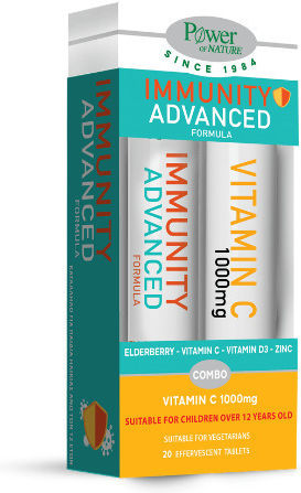 Power Health Immunity Advanced Formula 1000 mg Fructe Roșii 20 Comprimate Efervescente