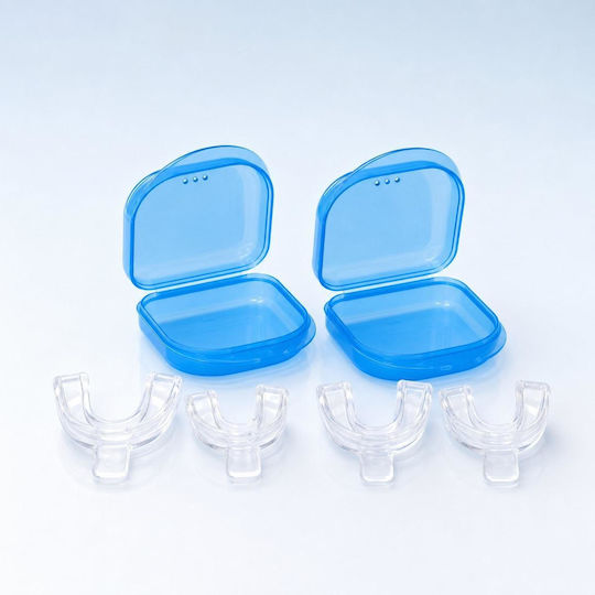 Thermoplastic Tooth Covers 4 Pcs 2 Blue Cases Resteq